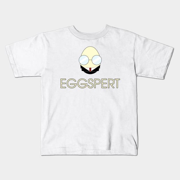 Eggspert Kids T-Shirt by PiErigin